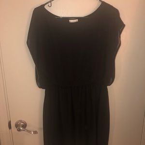 *Worn once* Black mini dress with gold, formal Szn